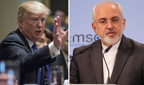 ظریف در پاسخ به ترامپ: هرگز یک ایرانی را تهدید نکن/عکس