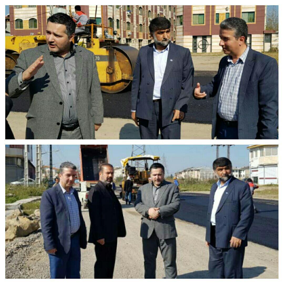 شروع اجرای پروژه آسفالت خیابان شهدای سالکویه به متراژ 10/000 متر مربع