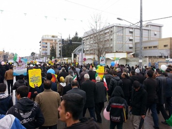 حضورحماسی مردم شهر ایلام در راهپیمایی 22بهمن