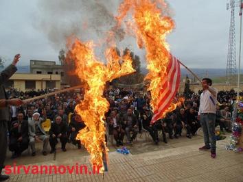 حضور حماسی مردم شهرستان سیروان در راهپیمایی 22بهمن