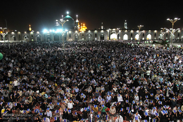 گزارش تصویری / مراسم احیای شب نوزدهم ماه مبارک رمضان در حرم رضوی