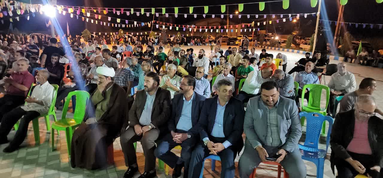 گزارش تصویری از مراسم  شب عید غدیر در بالاچاف لنگرود