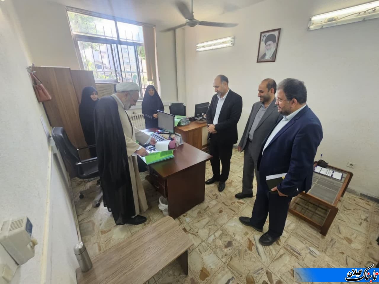 گزارش تصویری از بازدید مدیرکل دادگستری استان گیلان از دادگستری شهرستان رودسر