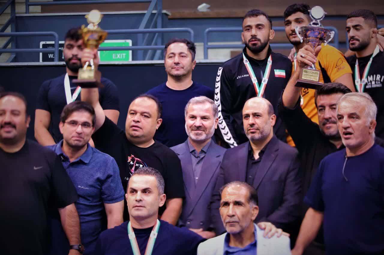 مازندران در مسابقات قهرمانی کشتي بسیج کشور یکه تازی کرد