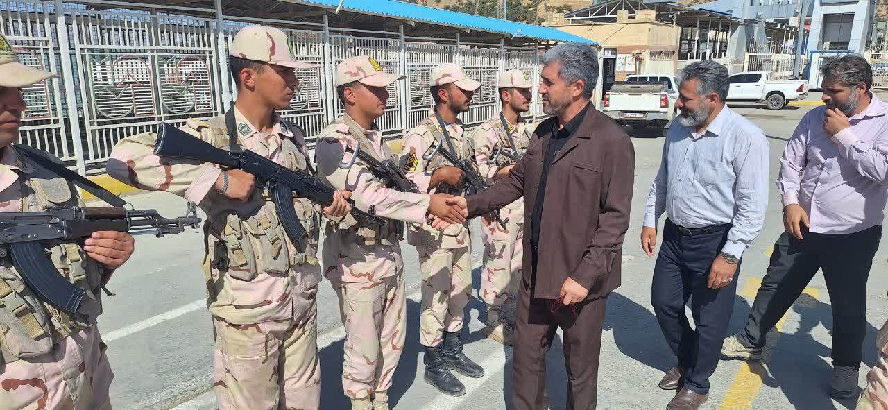بازدید سرزده از پایانه باشماق؛ مرزبانان کردستان در آماده‌باش برای تأمین امنیت پایدار