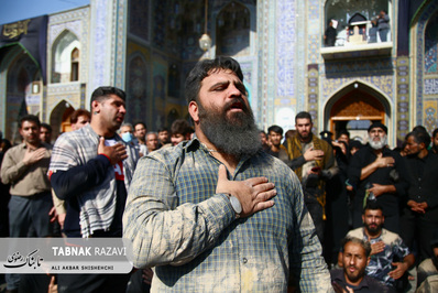 مراسم عزاداری روز شهادت امام رضا ع